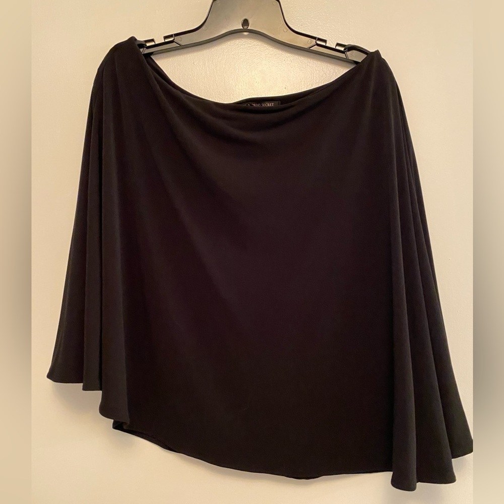 One-shoulder silhouette Asymmetric Black Top, Victoria Secret
